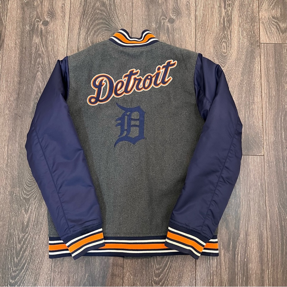 Kids Detroit Tigers Varsity Jacket Youth Size Medium 10/12